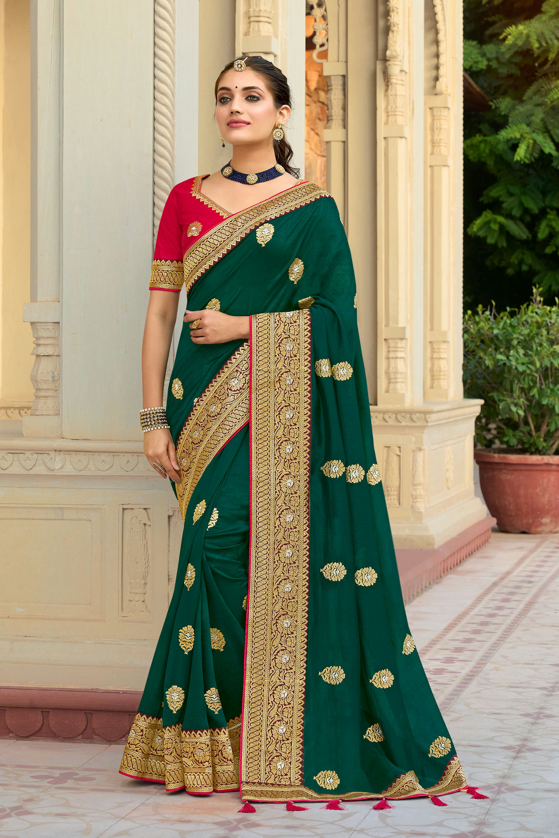 Vichitra Silk Saree