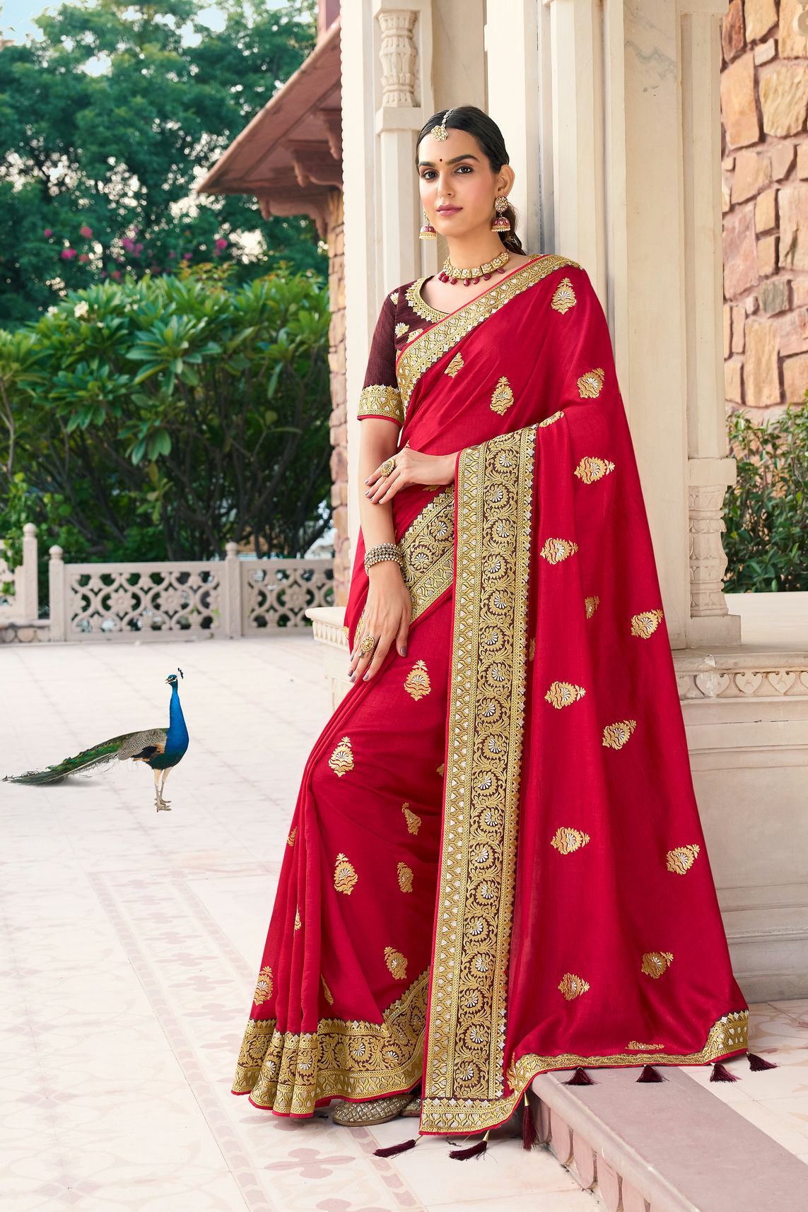 Vichitra Silk Saree