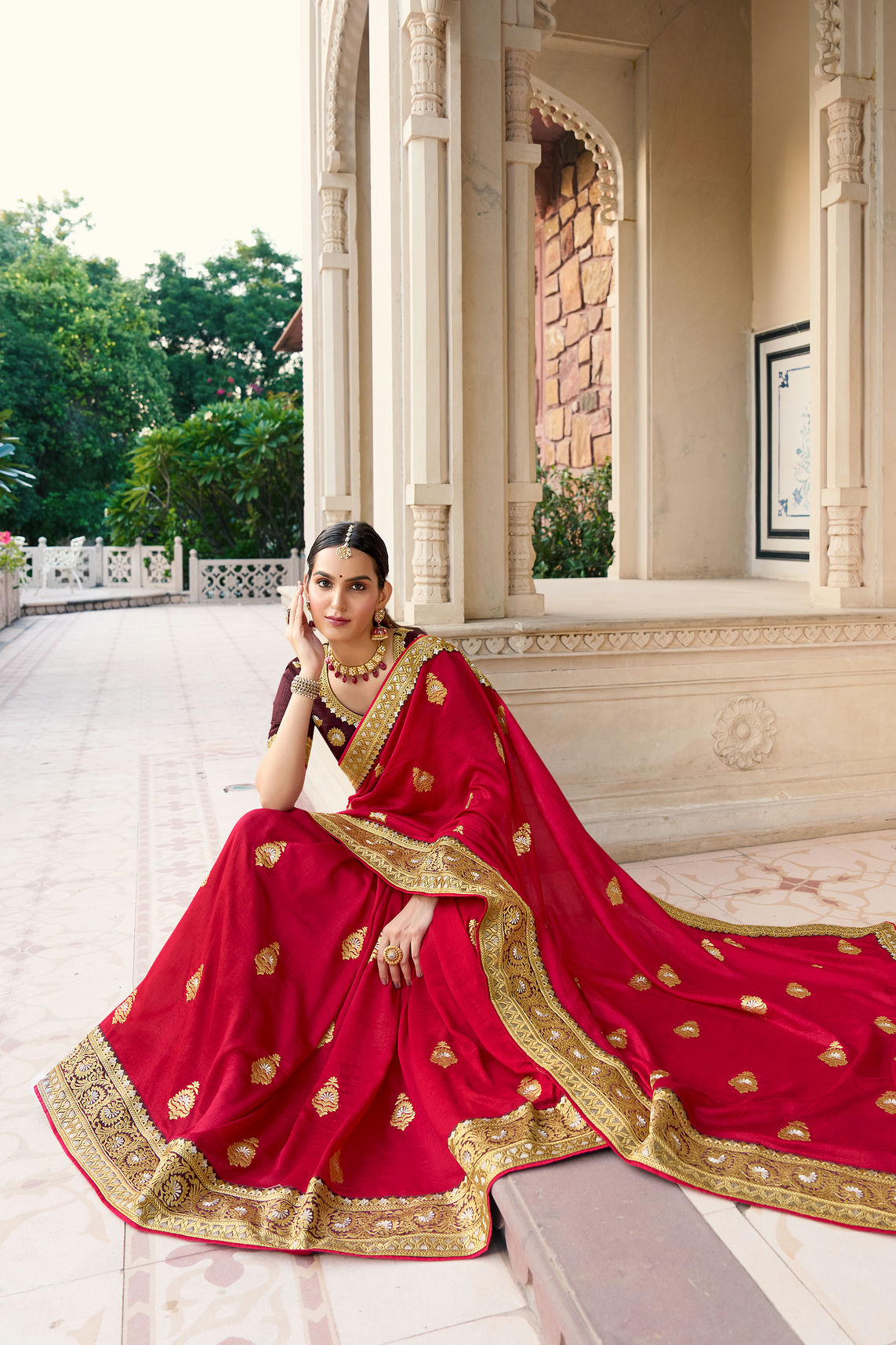 Vichitra Silk Saree