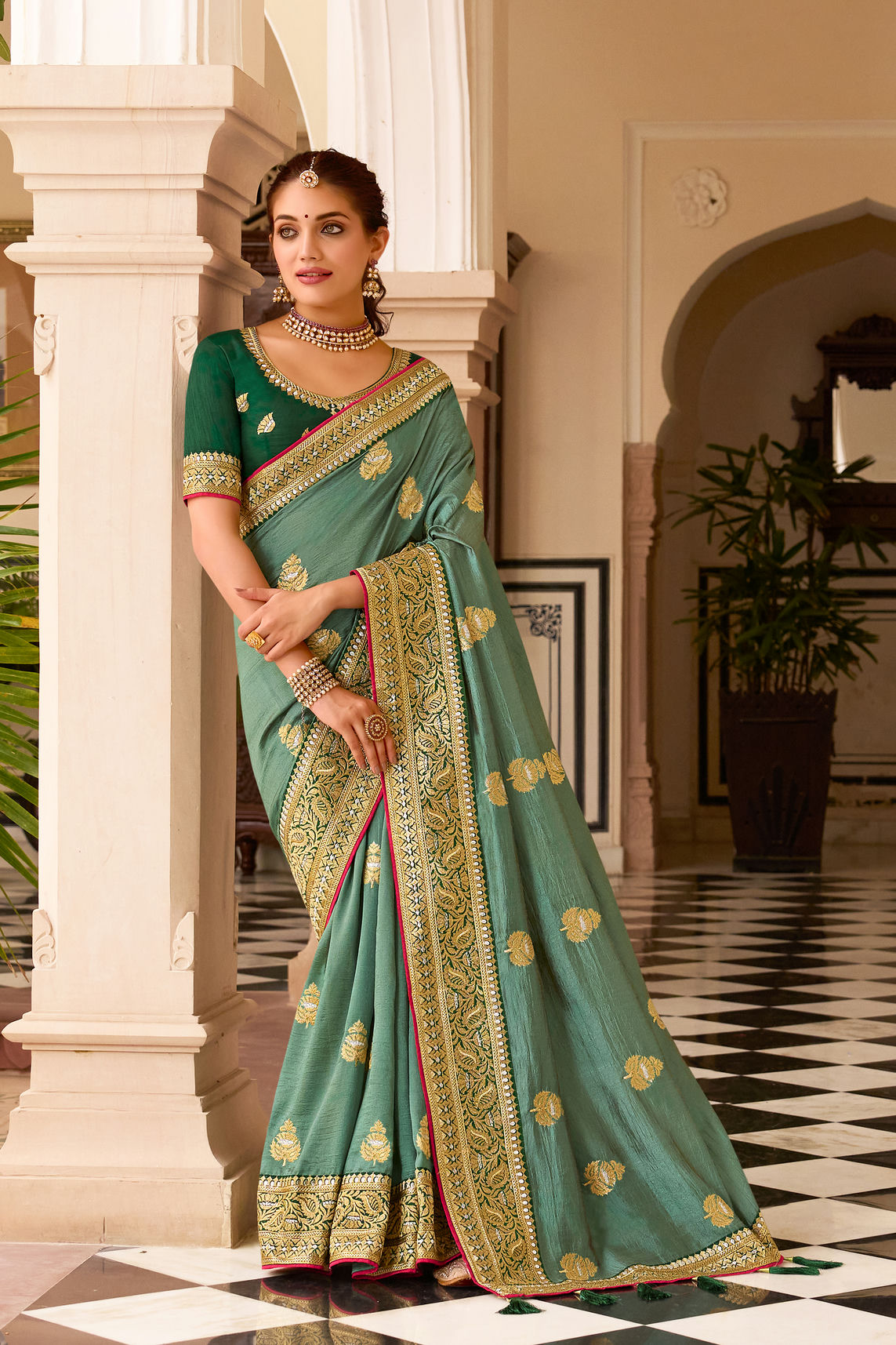 Vichitra Silk Saree