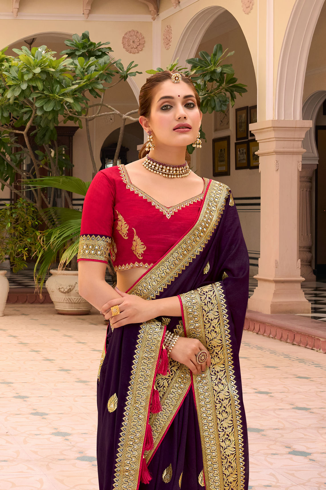 Vichitra Silk Saree