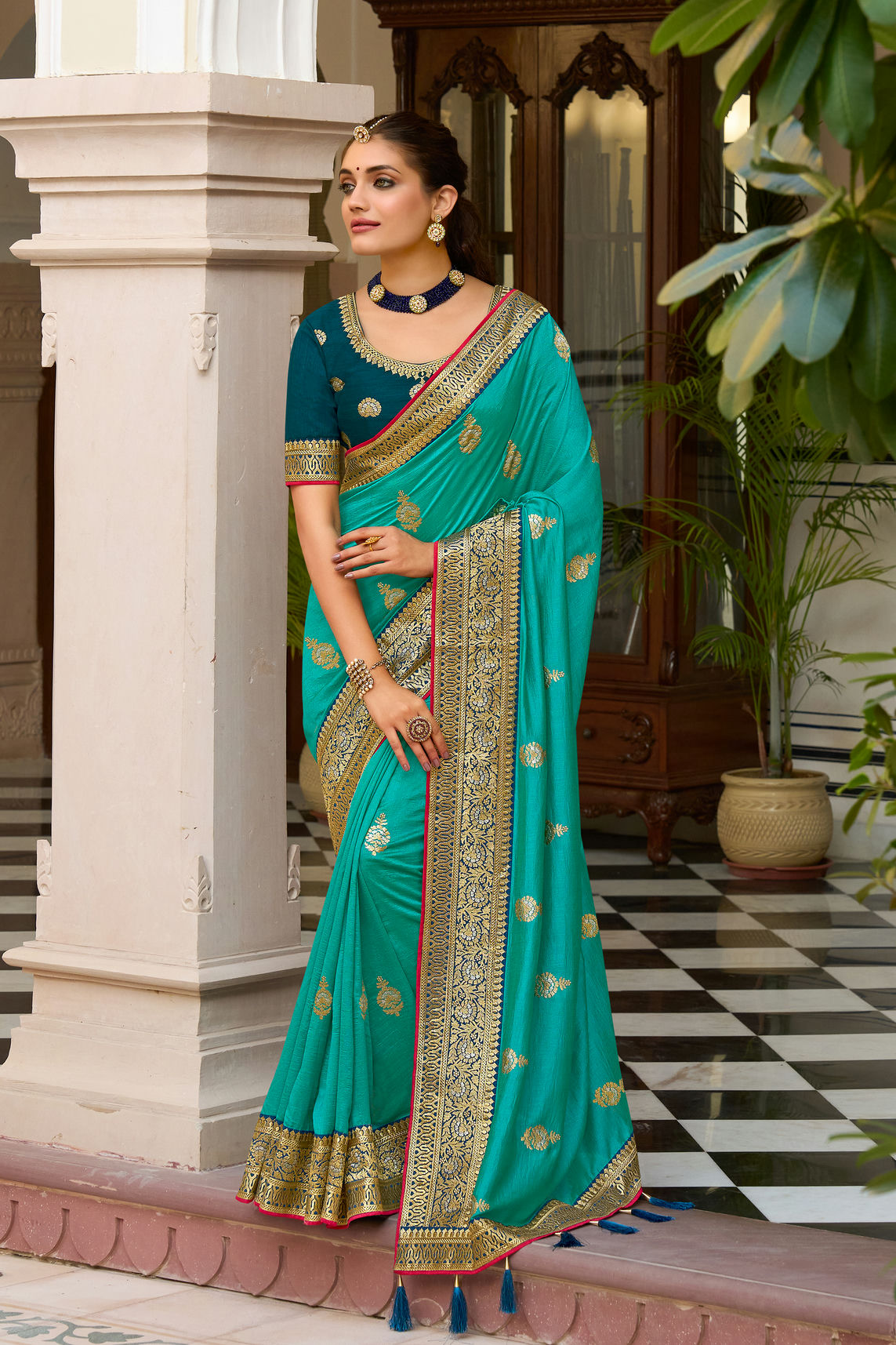 Vichitra Silk Saree