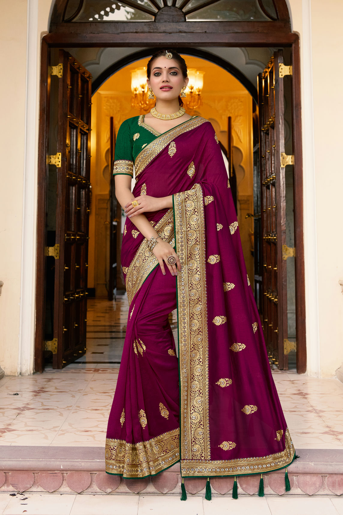 Vichitra Silk Saree