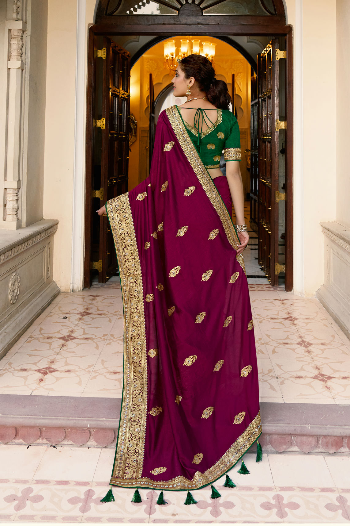 Vichitra Silk Saree