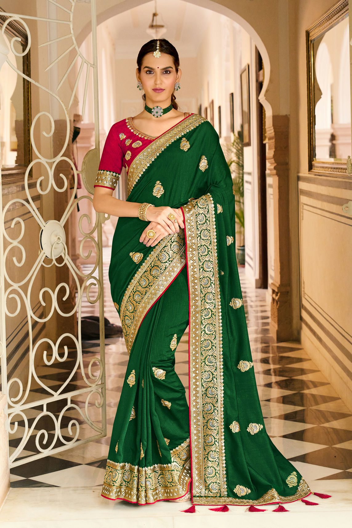 Vichitra Silk Saree