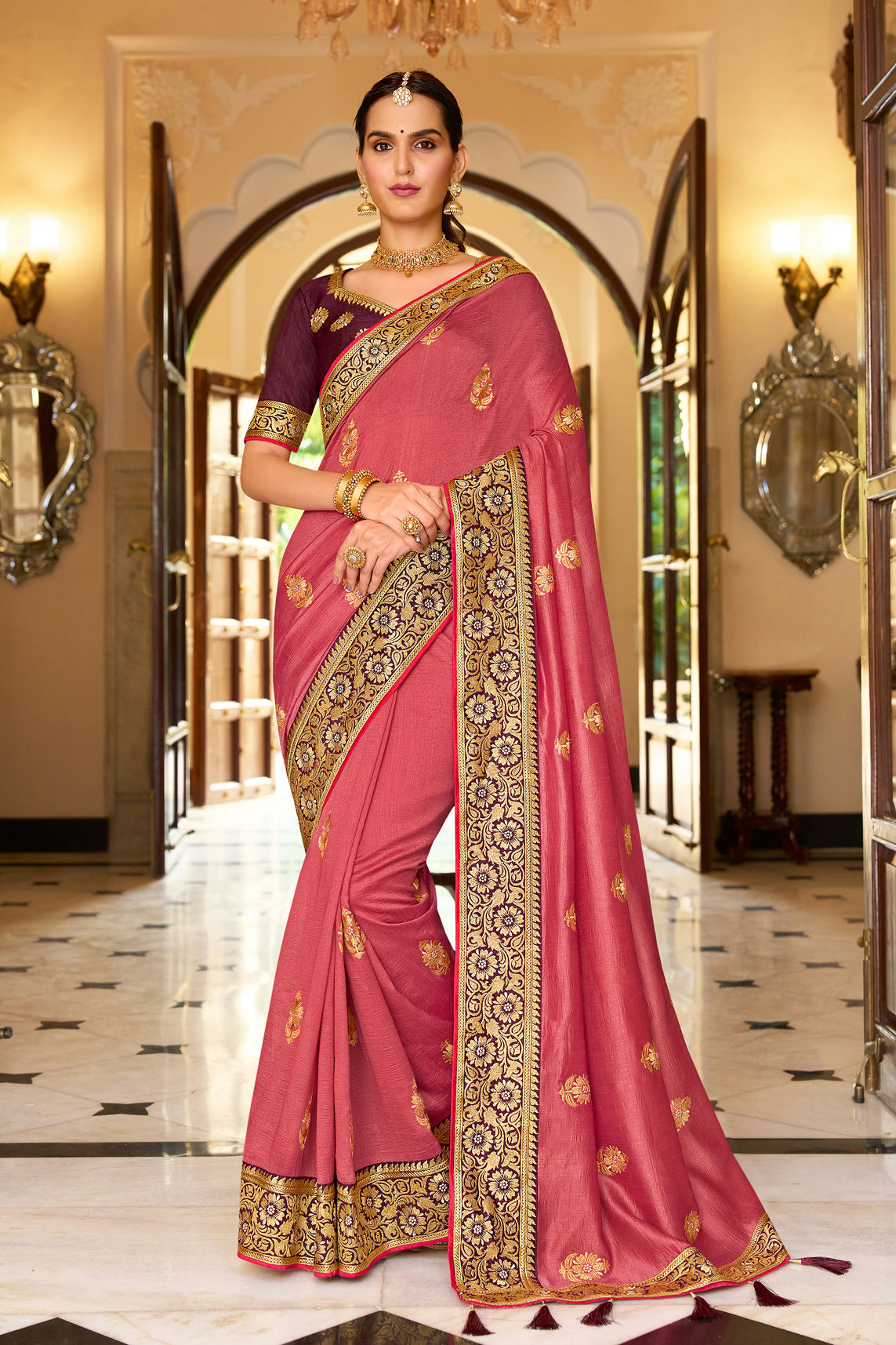 Vichitra Silk Saree