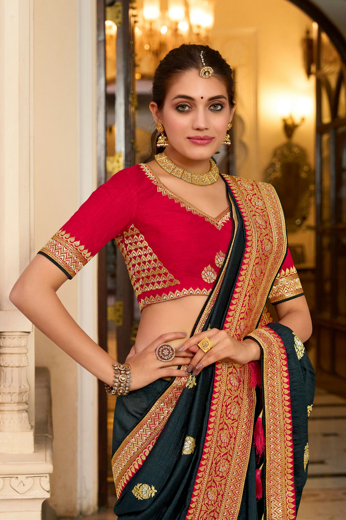 Vichitra Silk Saree