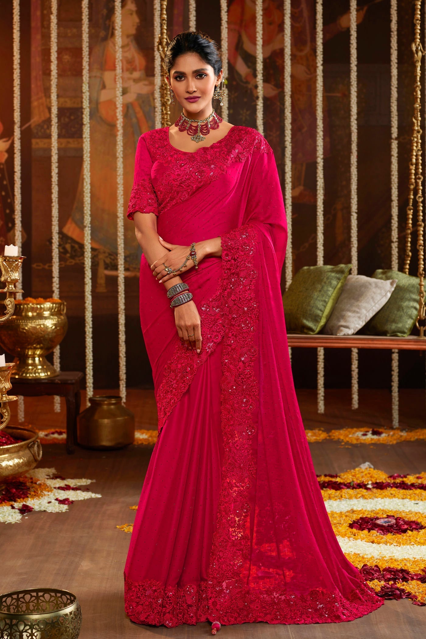 Pure Georgette Silk Saree