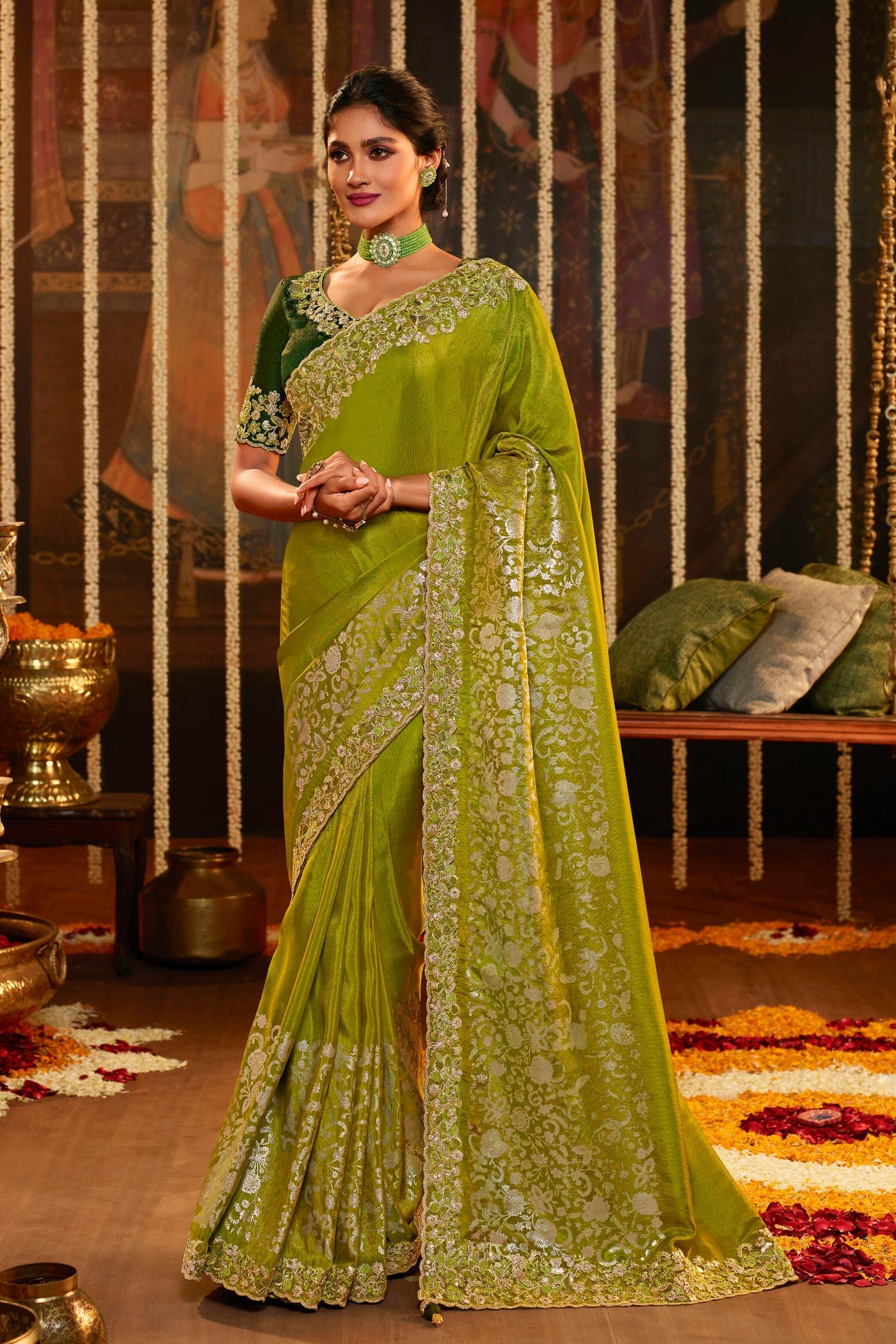 Pure Georgette Silk Saree