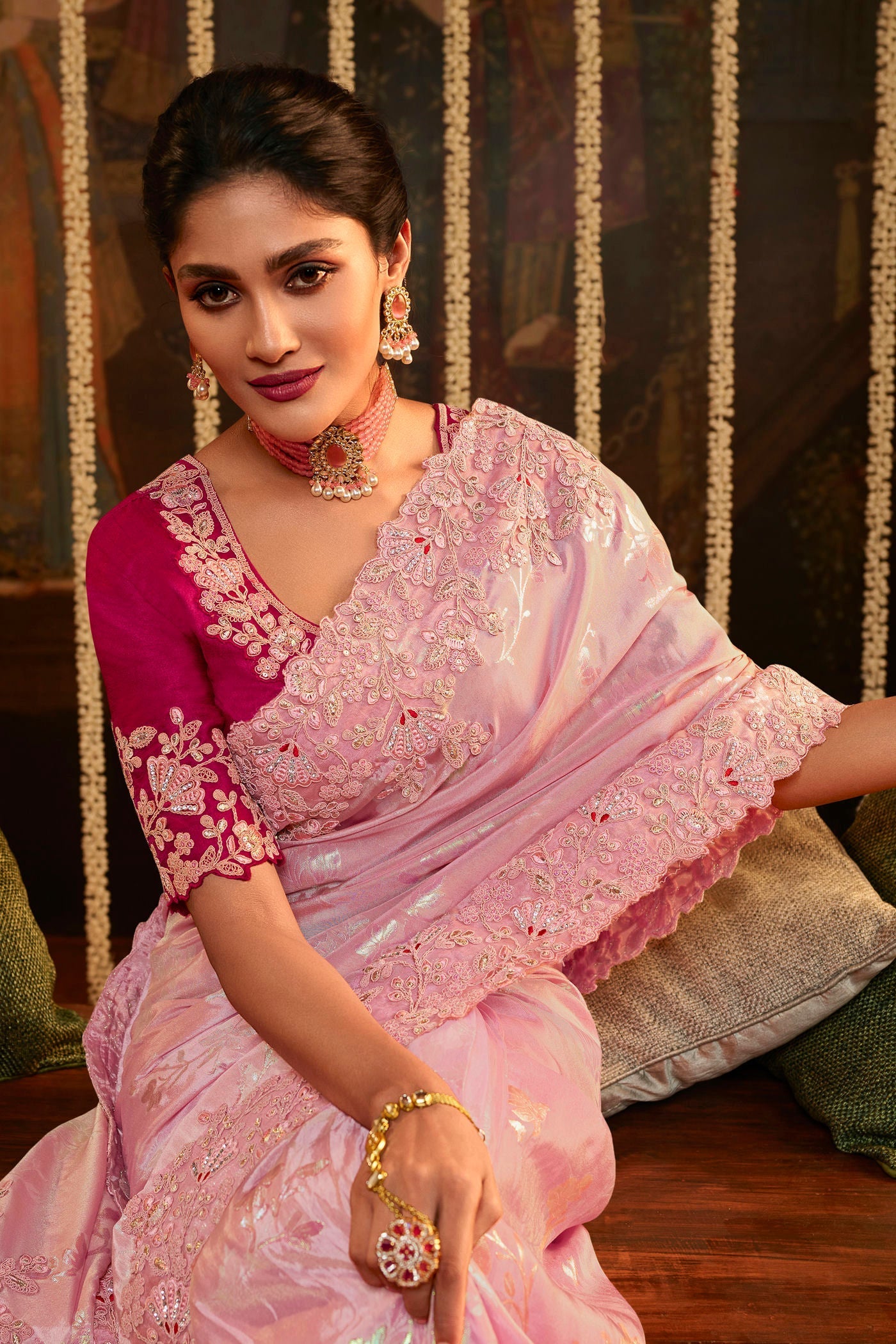 Pure Georgette Silk Saree