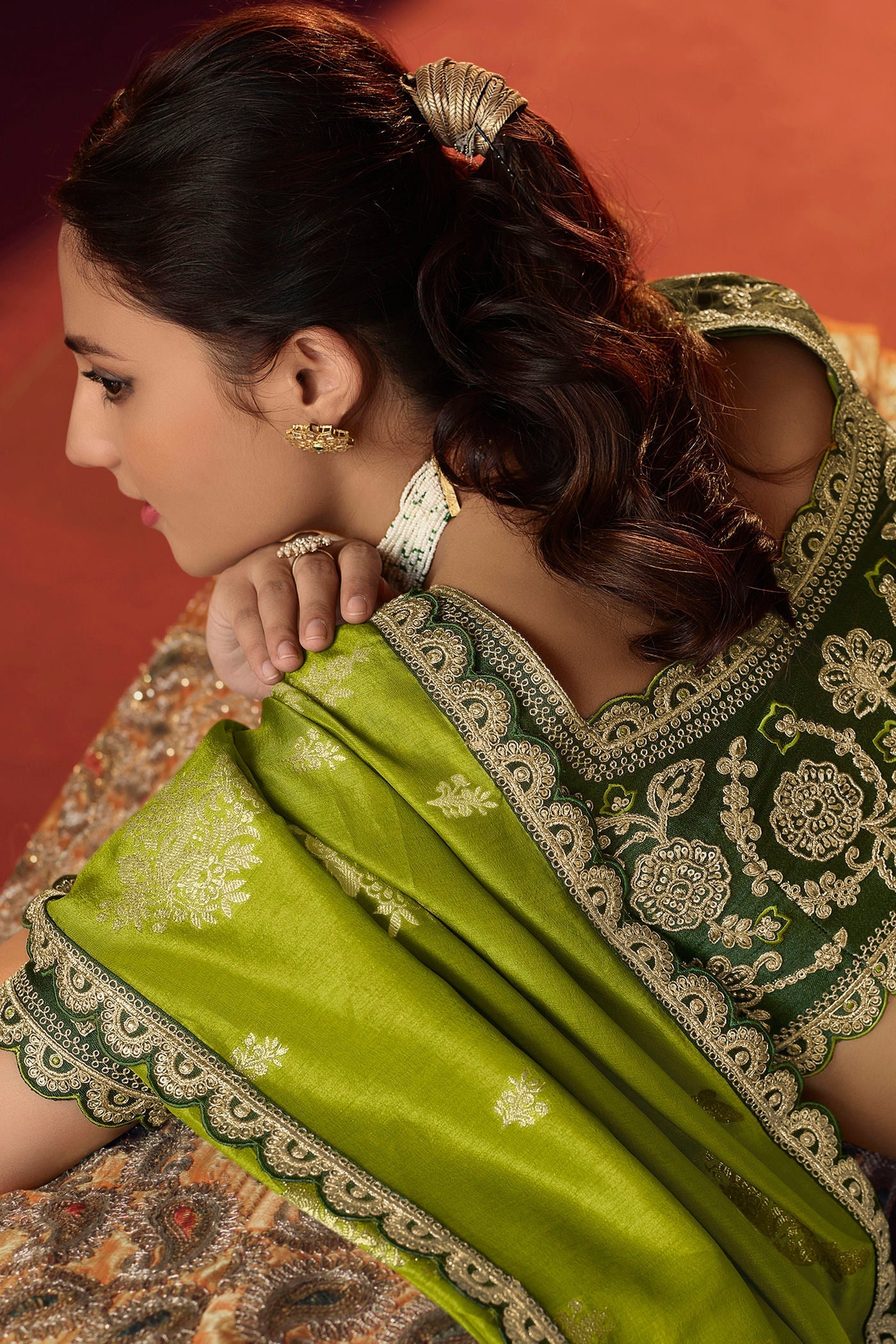 Viscose Silk saree