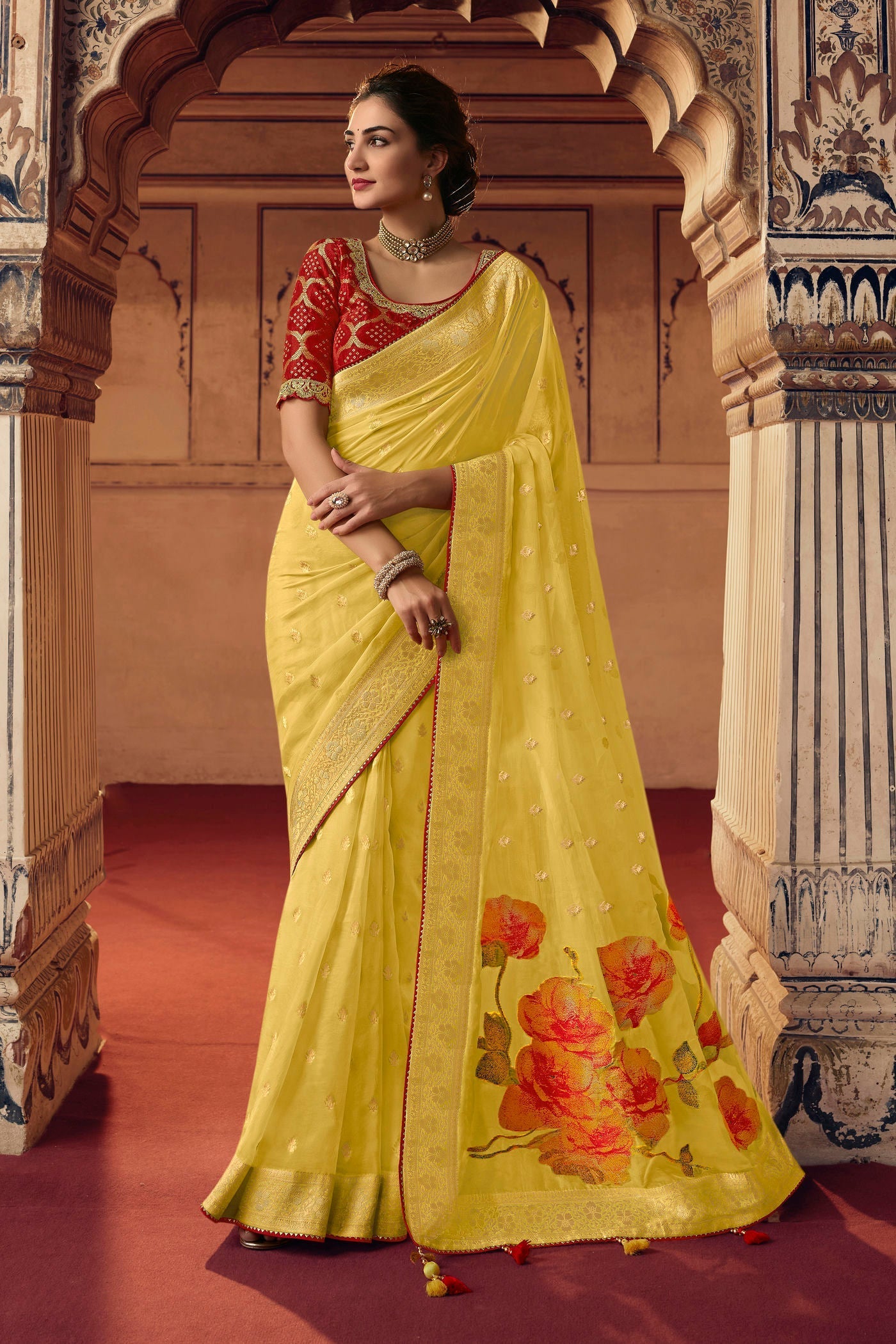 Viscose Silk saree