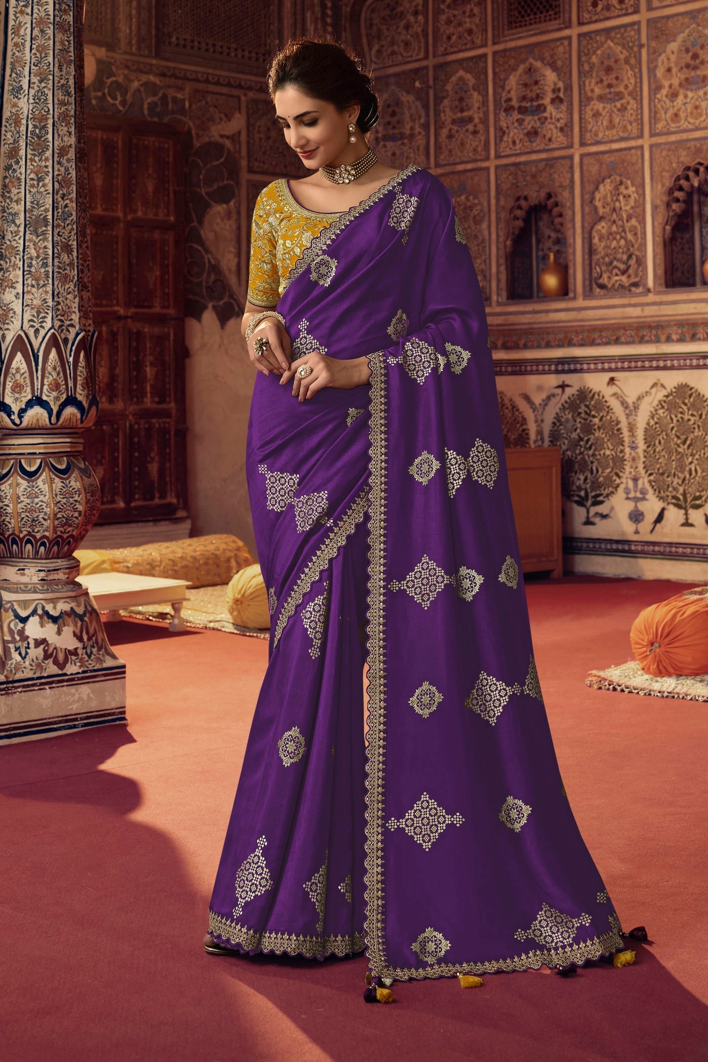 Viscose Silk saree