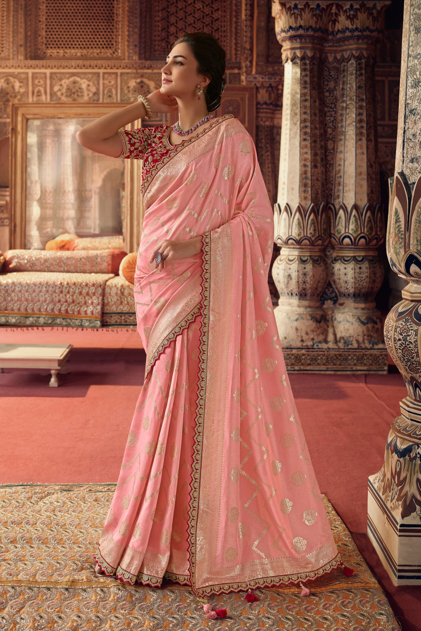 Viscose Silk saree