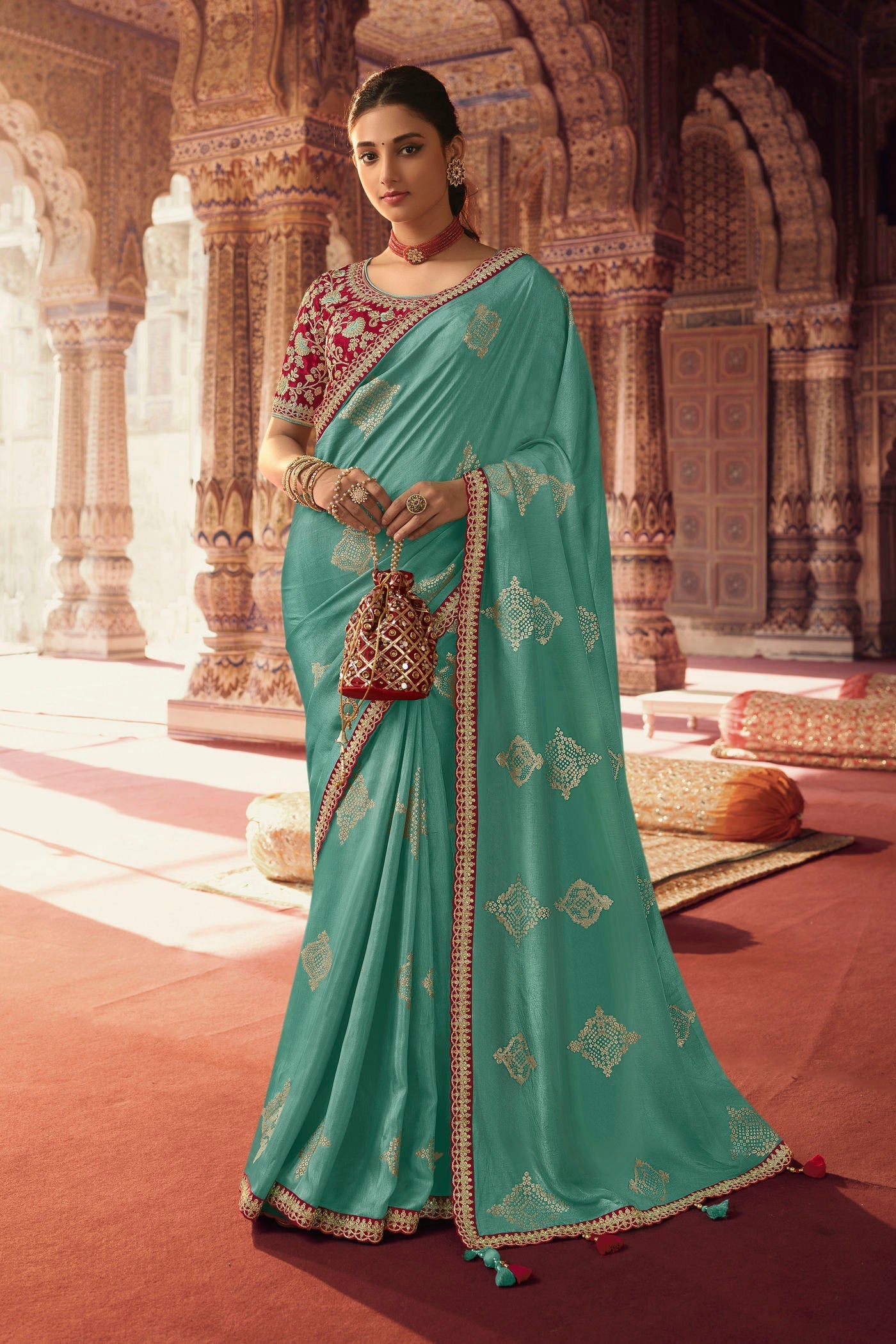 Viscose Silk saree