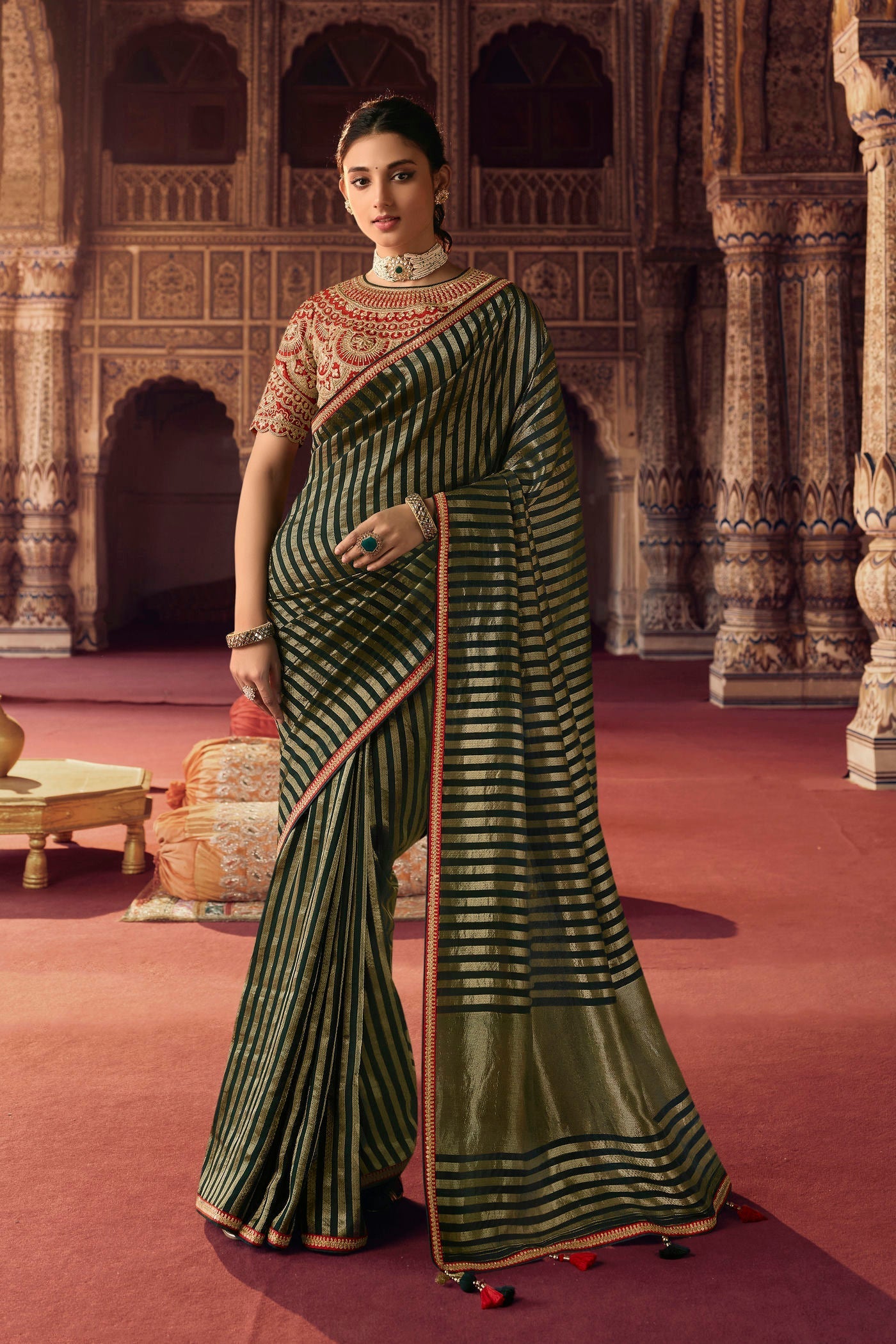 Viscose Silk saree