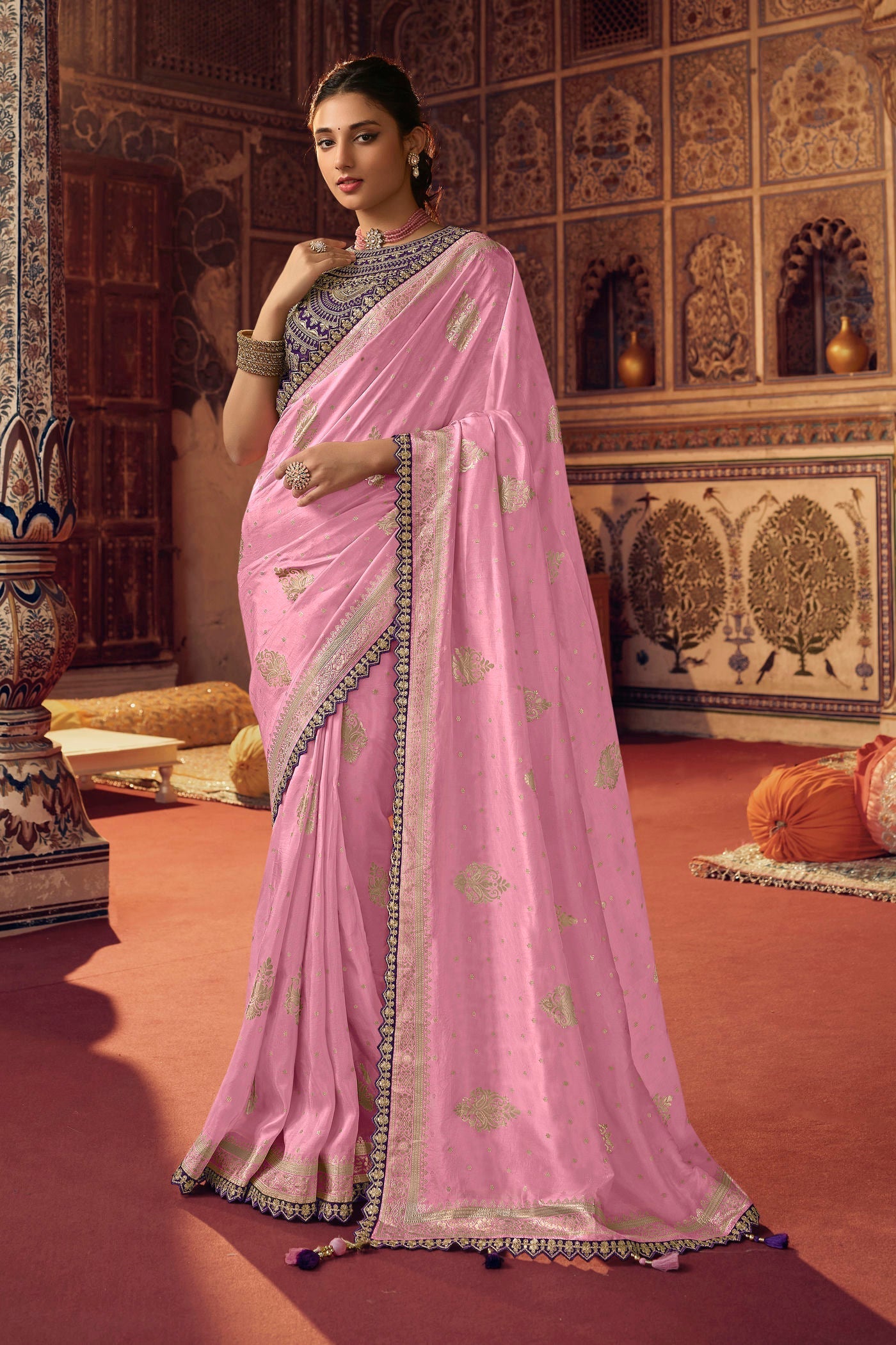 Viscose Silk saree