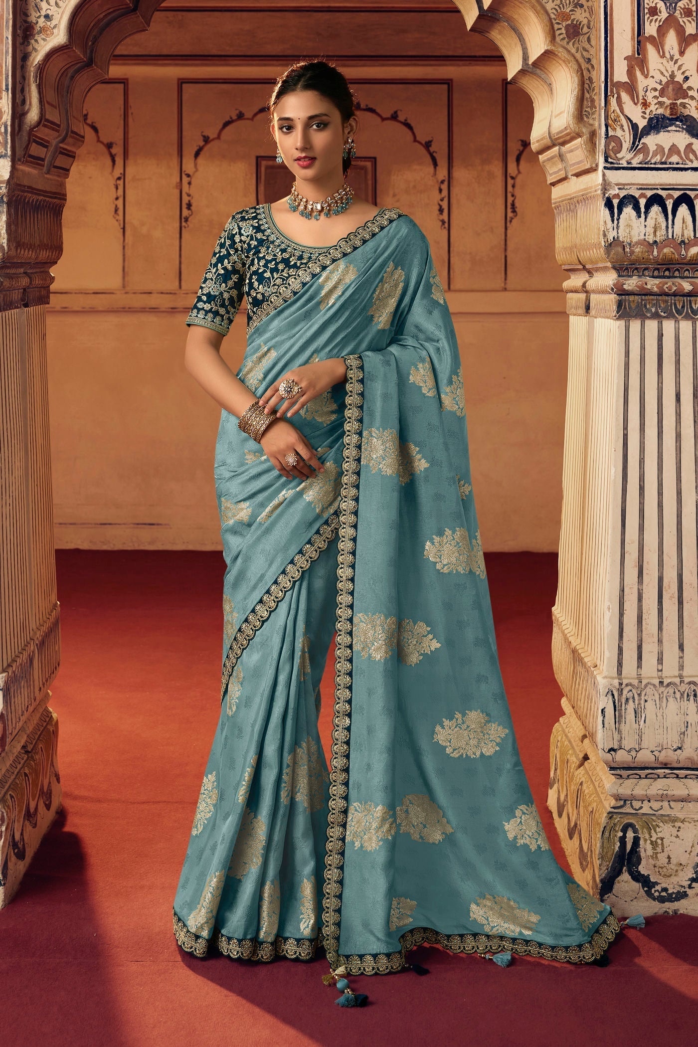 Viscose Silk saree