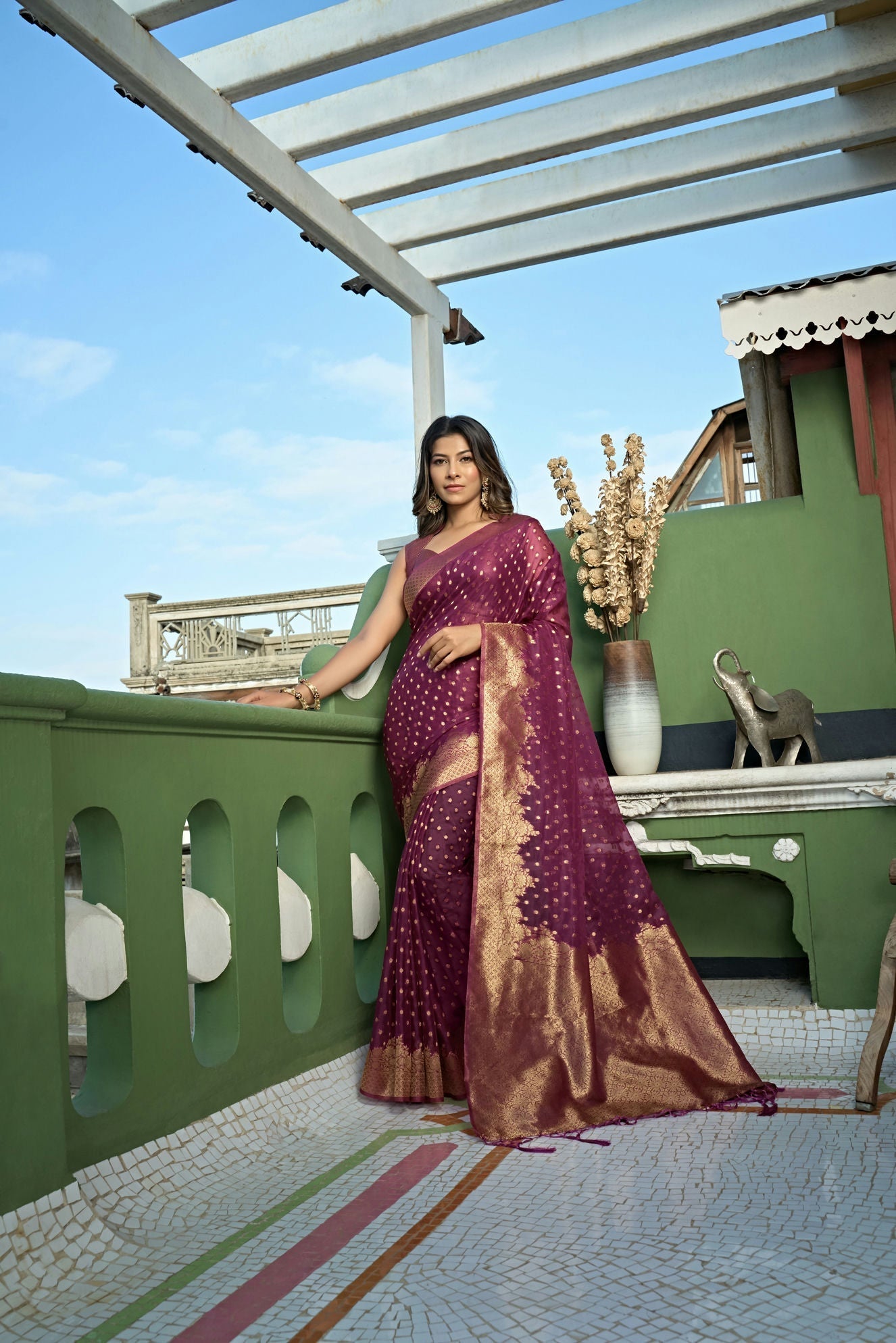 Organza Silk Saree