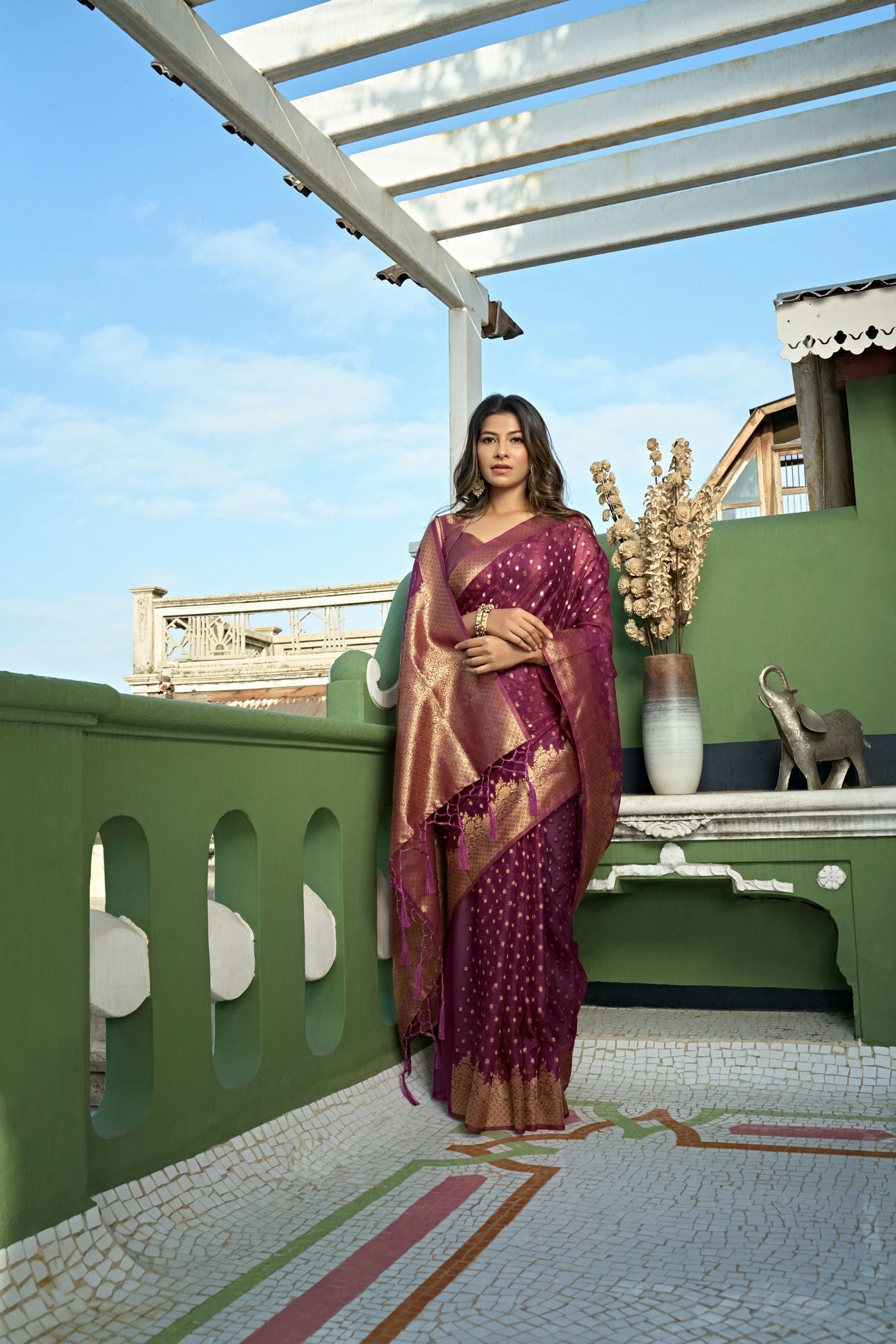 Organza Silk Saree