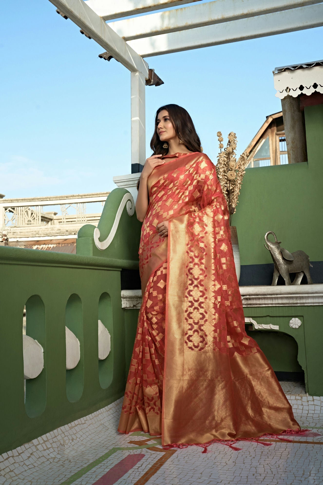 Organza Silk Saree