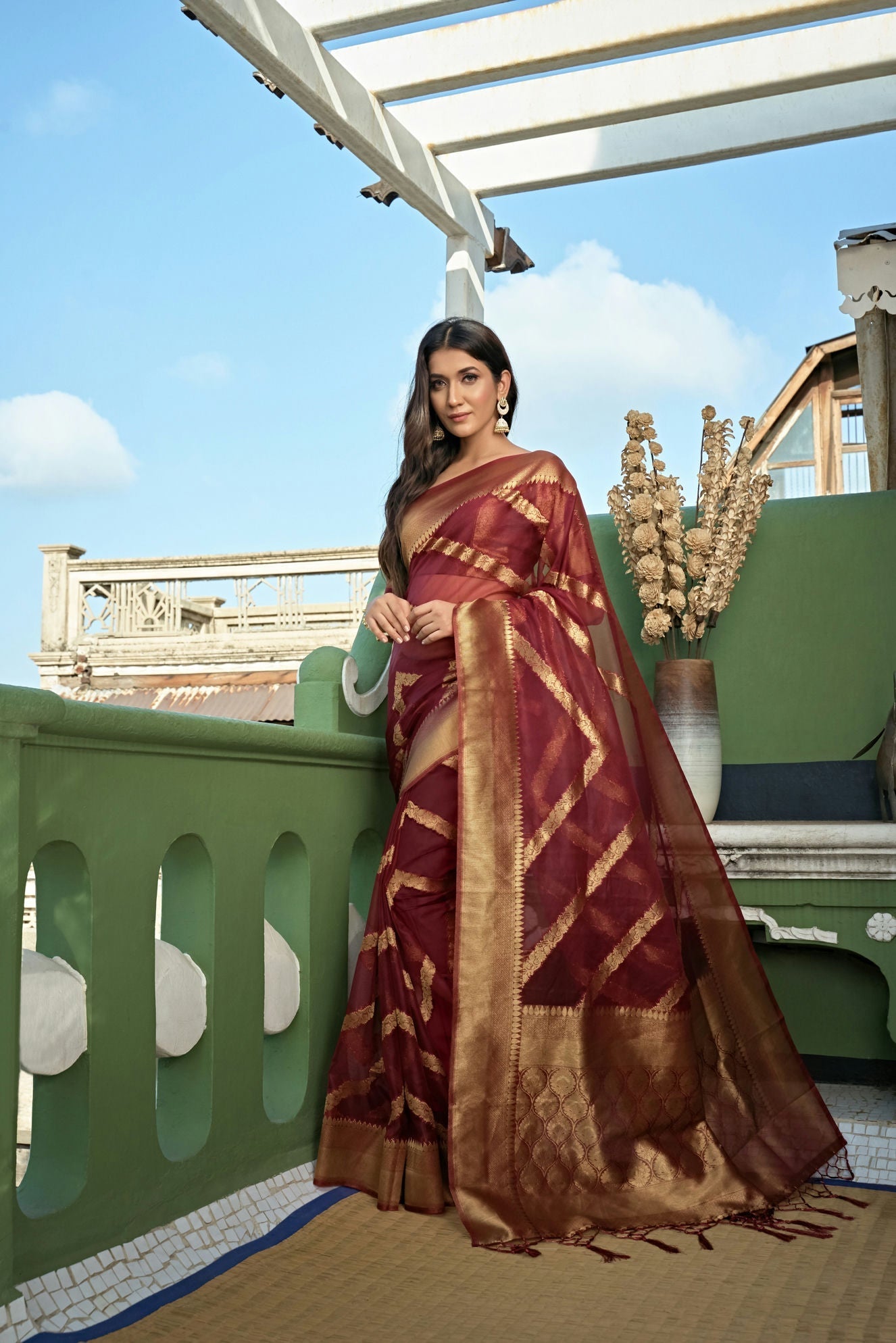 Organza Silk Saree