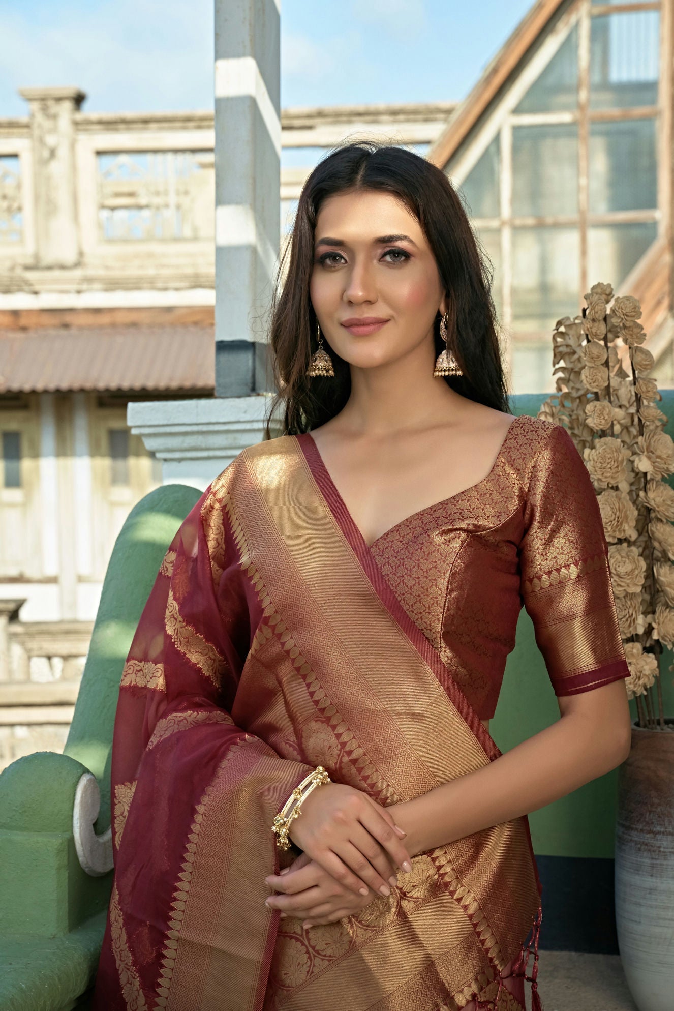 Organza Silk Saree